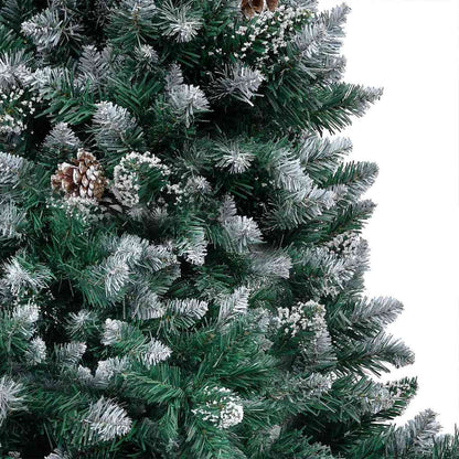 Artificial Christmas Tree with 300 LEDs with Stand Green 180 cm