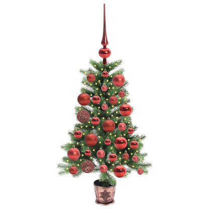 Christmas Tree with 150 LEDs with Stand Green 90 cm PE