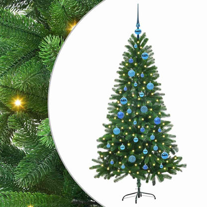 Christmas Tree with 150 LEDs with Stand Green 150 cm PE