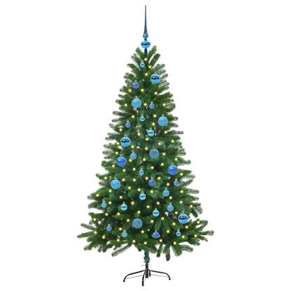 Christmas Tree with 150 LEDs with Stand Green 150 cm PE