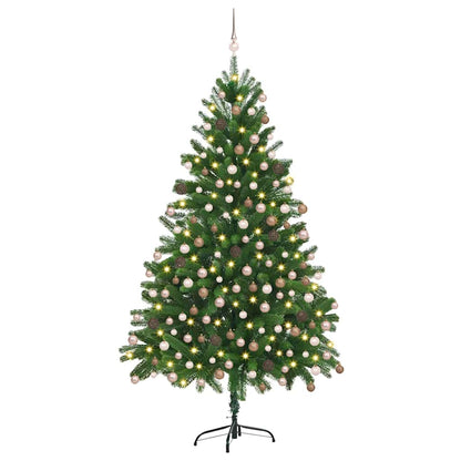 Christmas Tree with 300 LEDs with Stand Green 180 cm PE