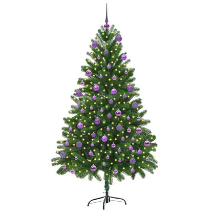 Christmas Tree with 300 LEDs with Stand Green 180 cm PE