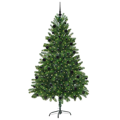 Christmas Tree with 300 LEDs with Stand Green 210 cm PE