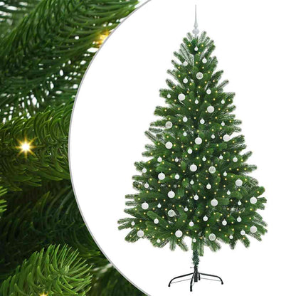 Christmas Tree with 300 LEDs with Stand Green 210 cm PE