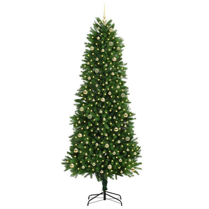 Christmas Tree with 300 LEDs with Stand Green 240 cm PE