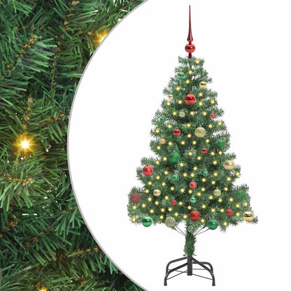 Christmas Tree with 150 LEDs with Stand Green 150 cm PVC