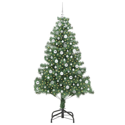 Christmas Tree with 300 LEDs with Stand Green 210 cm PVC