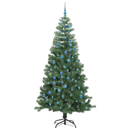 Christmas Tree with 300 LEDs with Stand Green 240 cm PVC