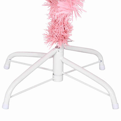 Christmas Tree with 150 LEDs with Stand Pink 150 cm PVC
