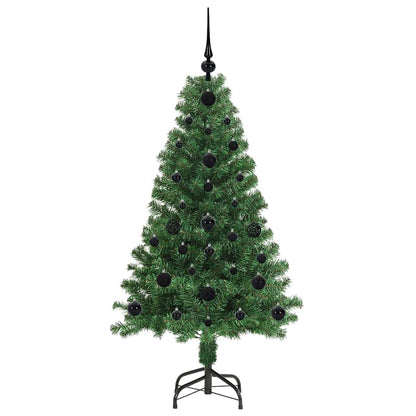 Artificial Christmas Tree with 150 LEDs with Stand Green 120 cm