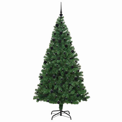 Artificial Christmas Tree with 300 LEDs with Stand Green 210 cm