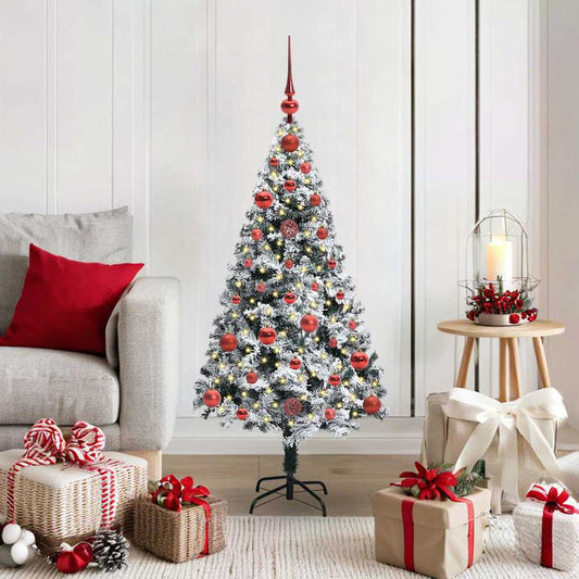 Artificial Christmas Tree with 150 LEDs with Stand Green 120 cm