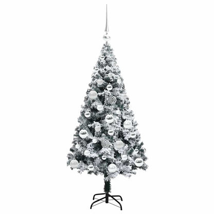 Artificial Christmas Tree with 150 LEDs with Stand Green 120 cm