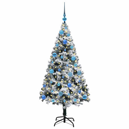 Artificial Christmas Tree with 150 LEDs with Stand Green 150 cm
