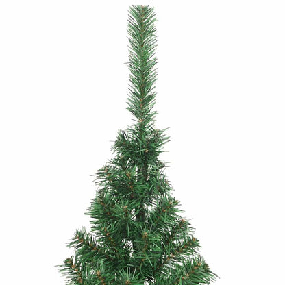 Artificial Christmas Tree with 300 LEDs Green 210 cm PVC