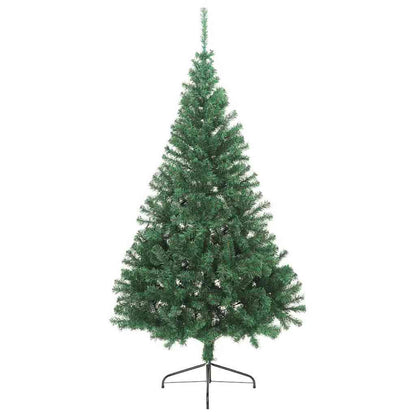 Artificial Christmas Tree with 300 LEDs Green 210 cm PVC