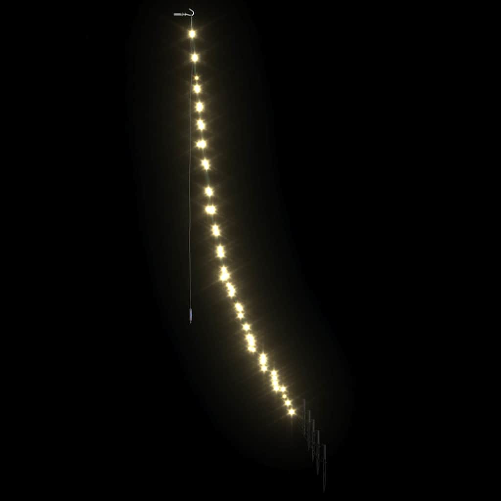 LED Christmas Tree with 112 LEDs Warm White 182 cm Metal