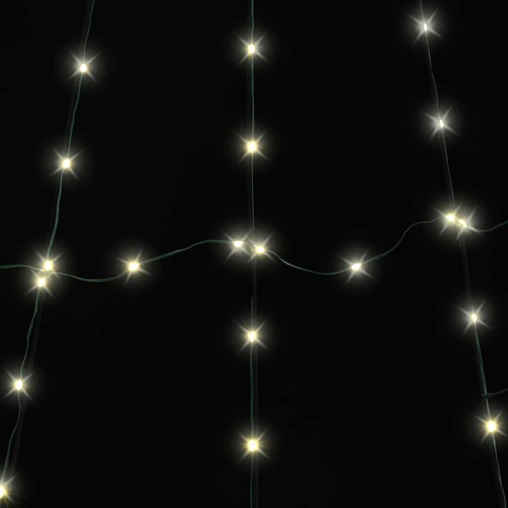 LED Christmas Tree with 168 LEDs Warm White 306 cm Metal
