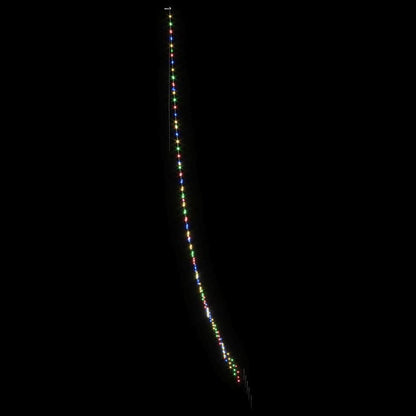 LED Christmas Tree with 276 LEDs Multicolour 511 cm Metal