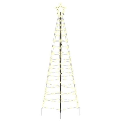 LED Christmas Tree with 390 LEDs Warm White 250 cm Iron