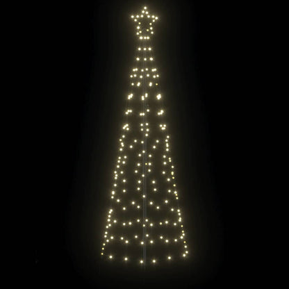 LED Christmas Tree with 390 LEDs Warm White 250 cm Iron