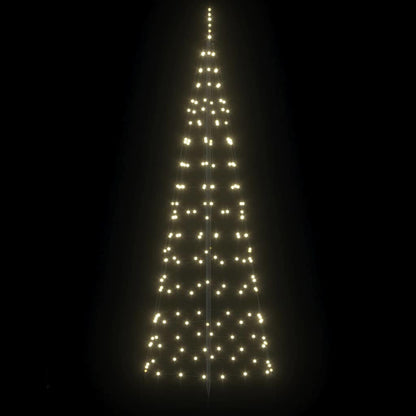 LED Christmas Tree with 390 LEDs Warm White 250 cm Iron