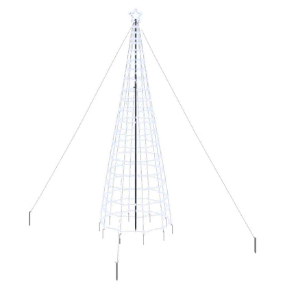 LED Christmas Tree with 800 LEDs Cool White 400 cm Iron