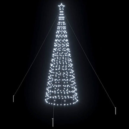 LED Christmas Tree with 800 LEDs Cool White 400 cm Iron
