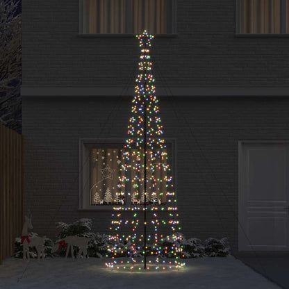 LED Christmas Tree with 800 LEDs Multicolour 400 cm Iron