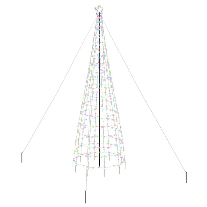 LED Christmas Tree with 800 LEDs Multicolour 400 cm Iron