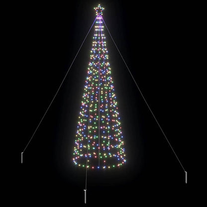 LED Christmas Tree with 800 LEDs Multicolour 400 cm Iron