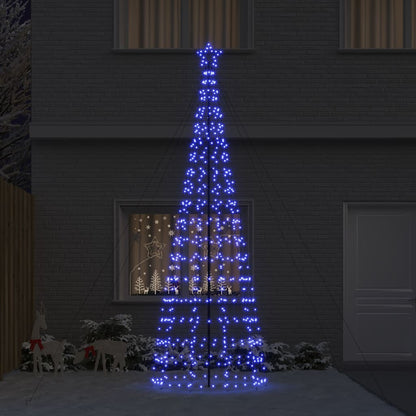 LED Christmas Tree with 800 LEDs Blue 400 cm Iron
