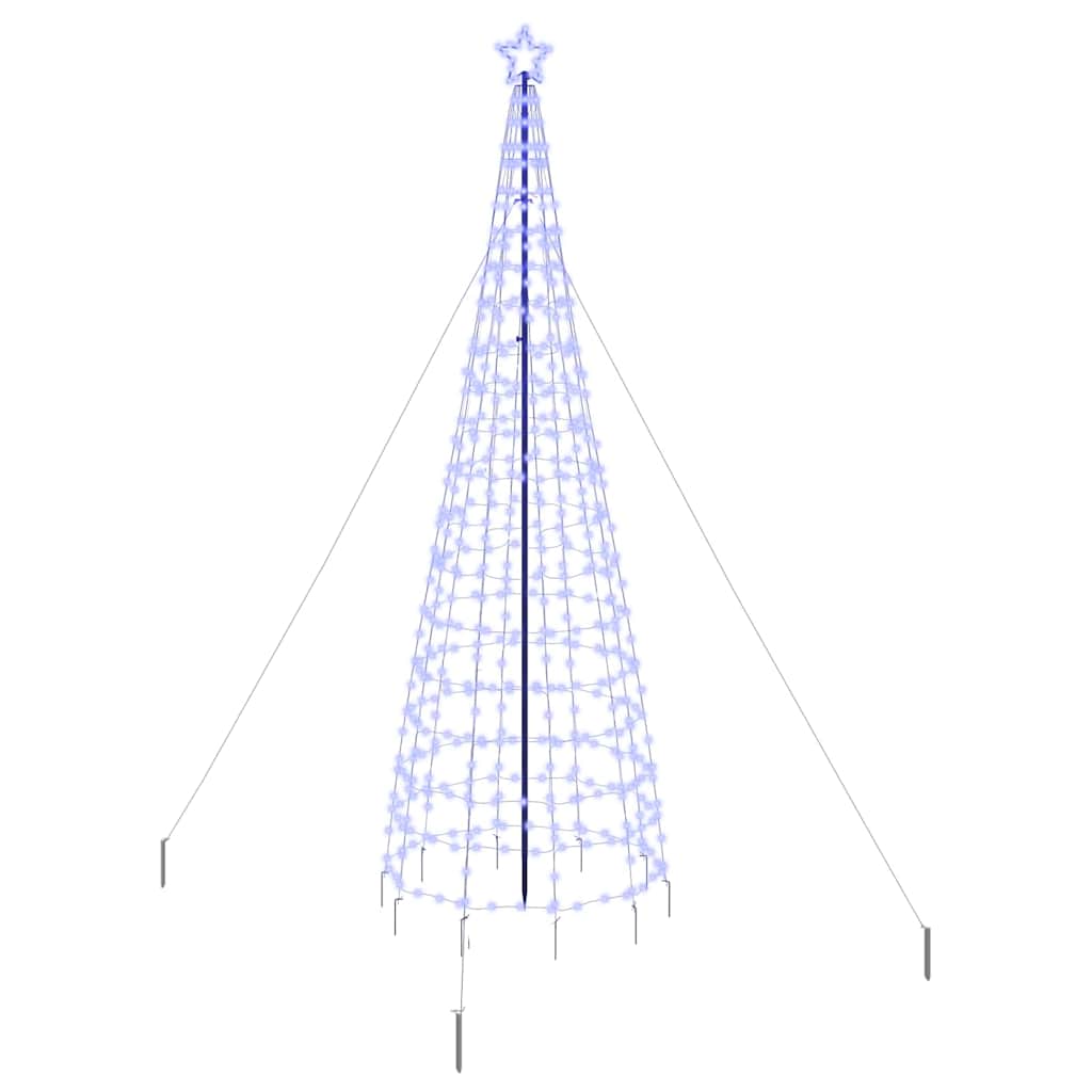 LED Christmas Tree with 800 LEDs Blue 400 cm Iron