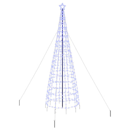 LED Christmas Tree with 800 LEDs Blue 400 cm Iron