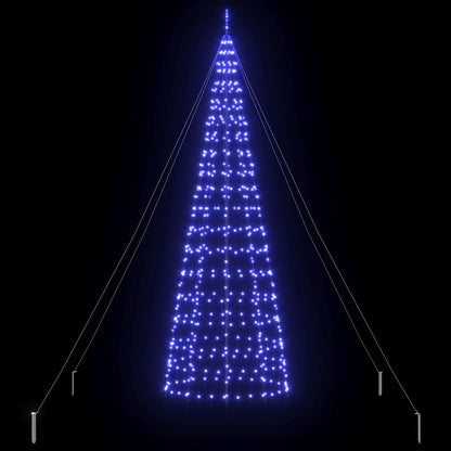 LED Christmas Tree with 800 LEDs Blue 400 cm Iron
