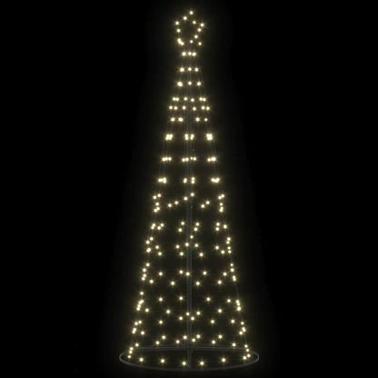 LED Christmas Tree with 390 LEDs Warm White 250 cm Iron