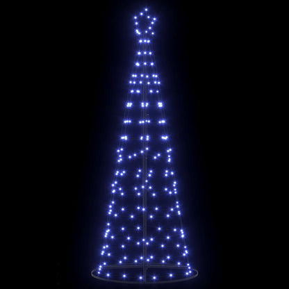LED Christmas Tree with 390 LEDs with Stand Blue 250 cm Iron