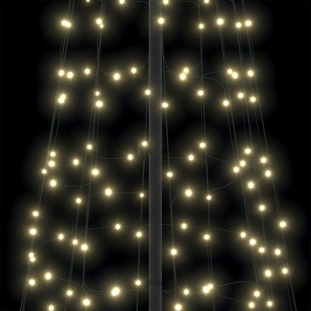 LED Christmas Tree with 800 LEDs Warm White 400 cm Iron