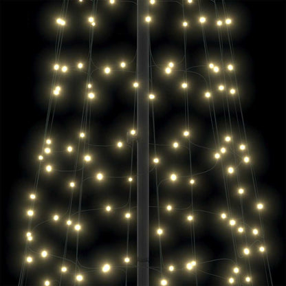 LED Christmas Tree with 800 LEDs Warm White 400 cm Iron