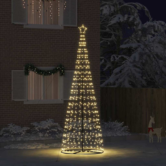 LED Christmas Tree with 800 LEDs Warm White 400 cm Iron