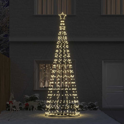 LED Christmas Tree with 800 LEDs Warm White 400 cm Iron