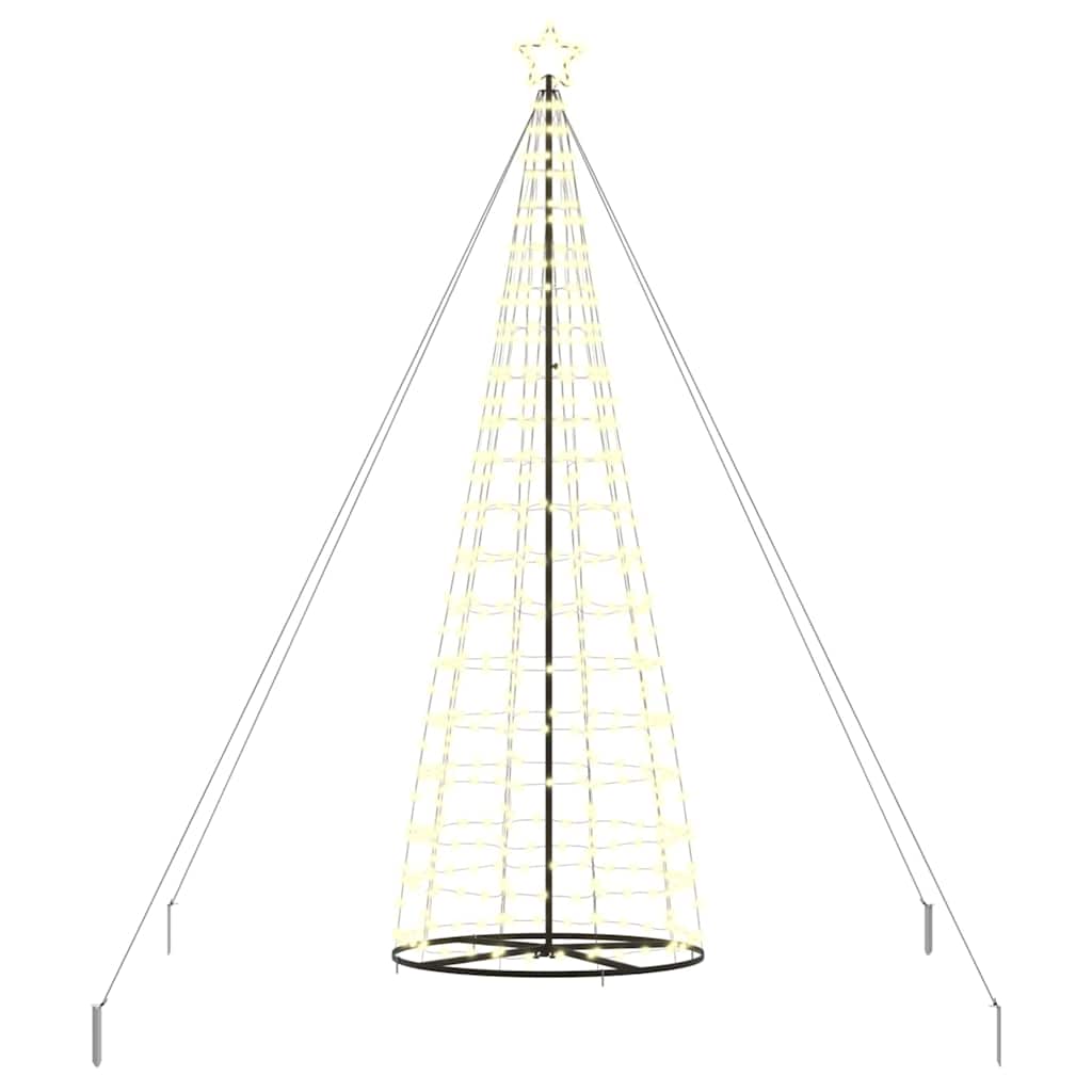 LED Christmas Tree with 800 LEDs Warm White 400 cm Iron