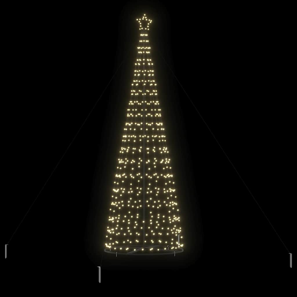 LED Christmas Tree with 800 LEDs Warm White 400 cm Iron