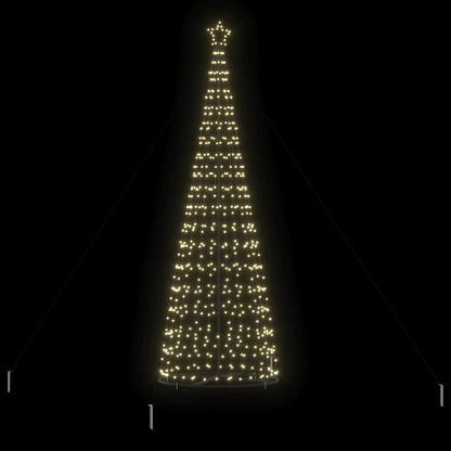 LED Christmas Tree with 800 LEDs Warm White 400 cm Iron