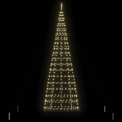 LED Christmas Tree with 800 LEDs Warm White 400 cm Iron
