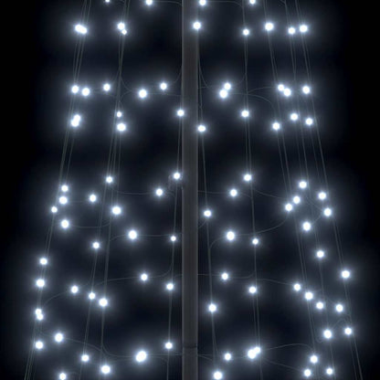 LED Christmas Tree with 800 LEDs Cool White 400 cm Iron