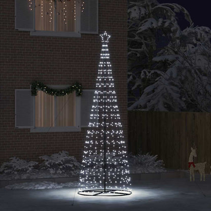 LED Christmas Tree with 800 LEDs Cool White 400 cm Iron