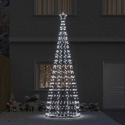 LED Christmas Tree with 800 LEDs Cool White 400 cm Iron