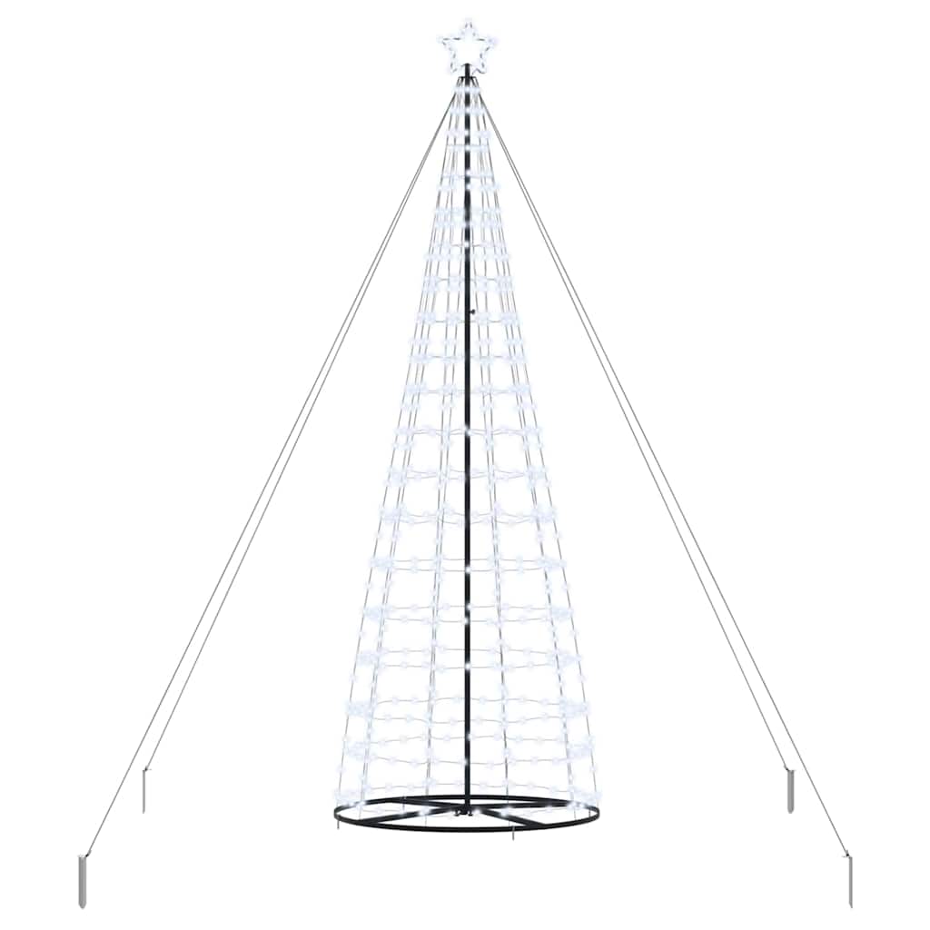 LED Christmas Tree with 800 LEDs Cool White 400 cm Iron