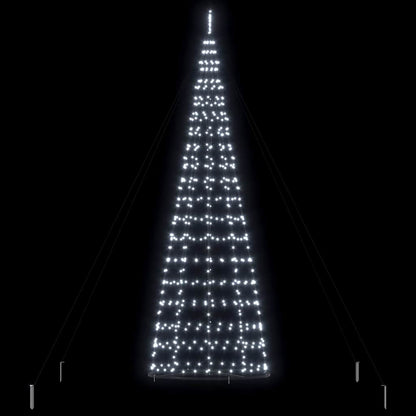 LED Christmas Tree with 800 LEDs Cool White 400 cm Iron